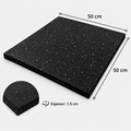 PISO DE CAUCHO 50x50CM 15MM ESPESOR
