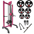 SET POLEA REGULABLE MONSTER + 35kg DISCOS OLÍMPICOS + ACC’S