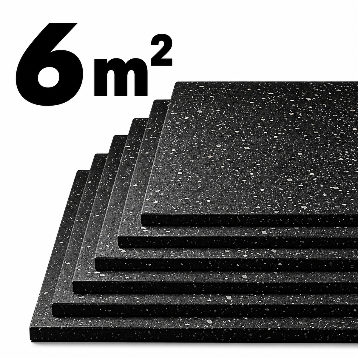 PACK PISO DE CAUCHO 6 M² | 15MM DE ESPESOR