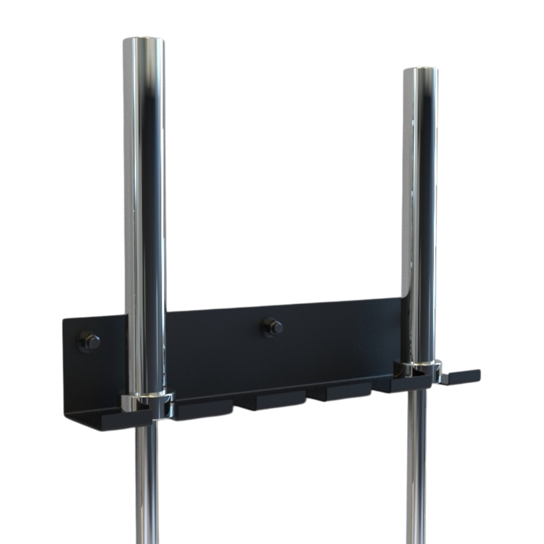 RACK ORGANIZADOR PARA BARRAS OLIMPICAS 5 UNIDADES