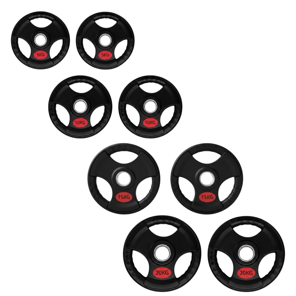 SET 100KG TRIPLE AGARRE (4 PÁRES)