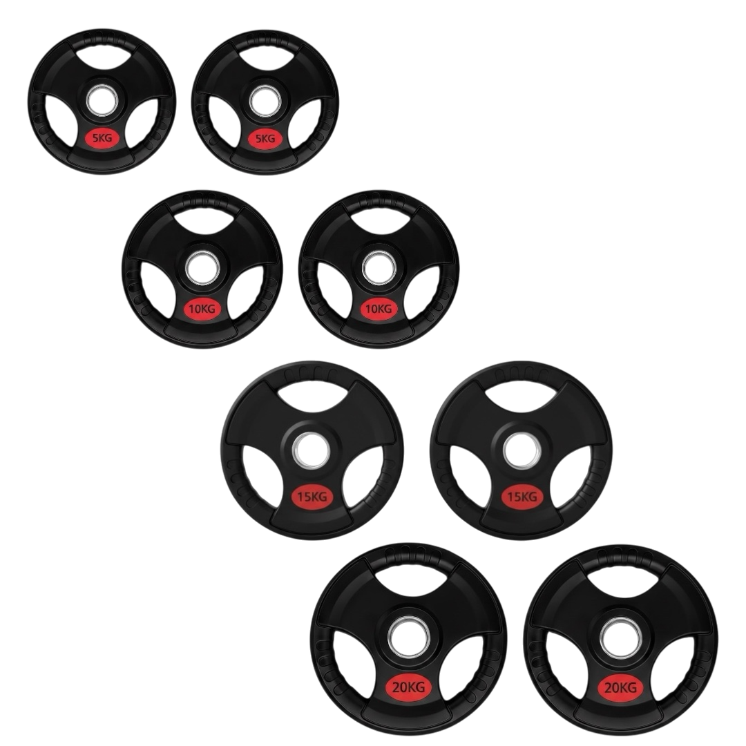 SET 100KG TRIPLE AGARRE (4 PÁRES)