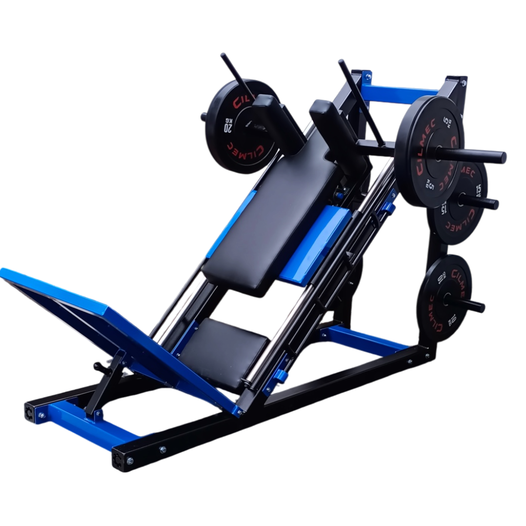 PRENSA DUAL FUNCION + 100KG EN DISCOS OLIMPICOS