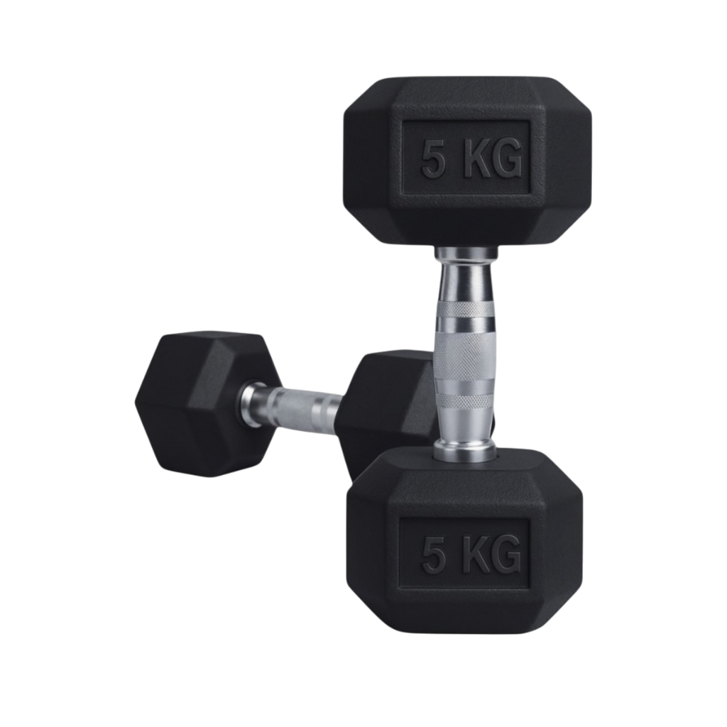 PAR DE MANCUERNAS HEXAGONALES 5kg