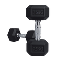 PAR DE MANCUERNAS HEXAGONALES 7.5kg