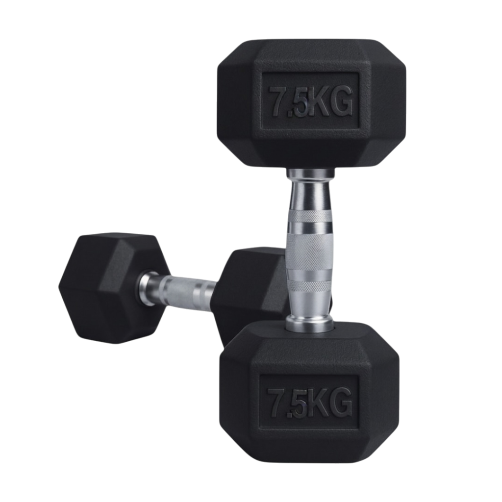 PAR DE MANCUERNAS HEXAGONALES 7.5kg