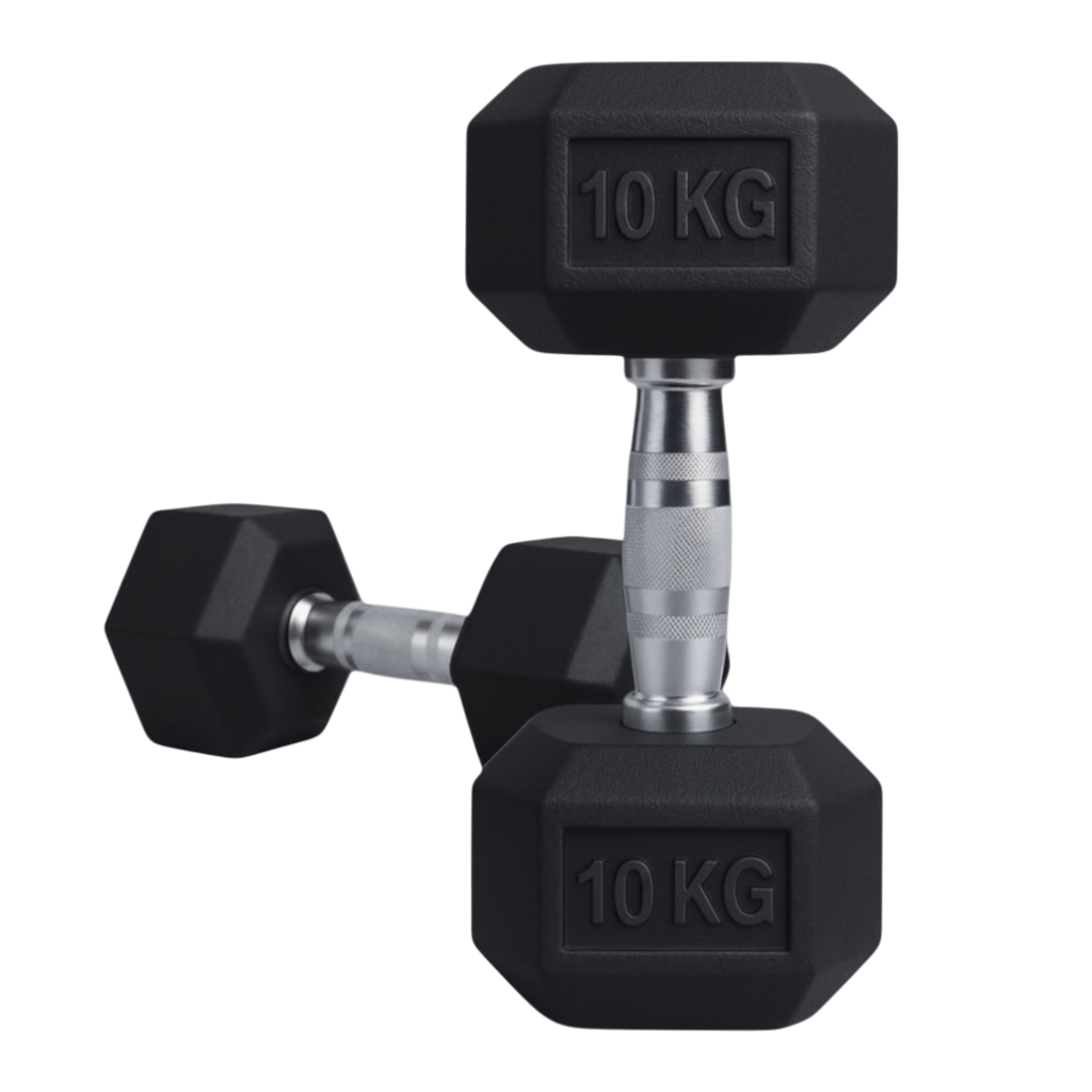 PAR DE MANCUERNAS HEXAGONALES 10kg