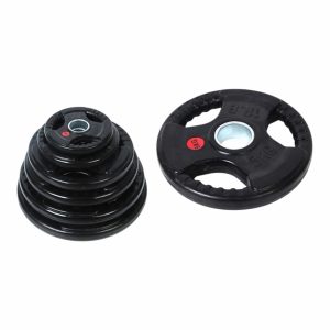 Set 100kg discos triple agarre